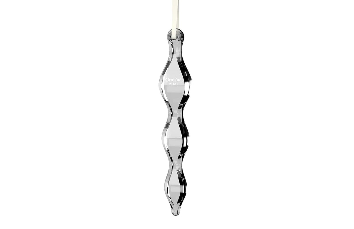 Orrefors Adorno Anual Icicle 2021,