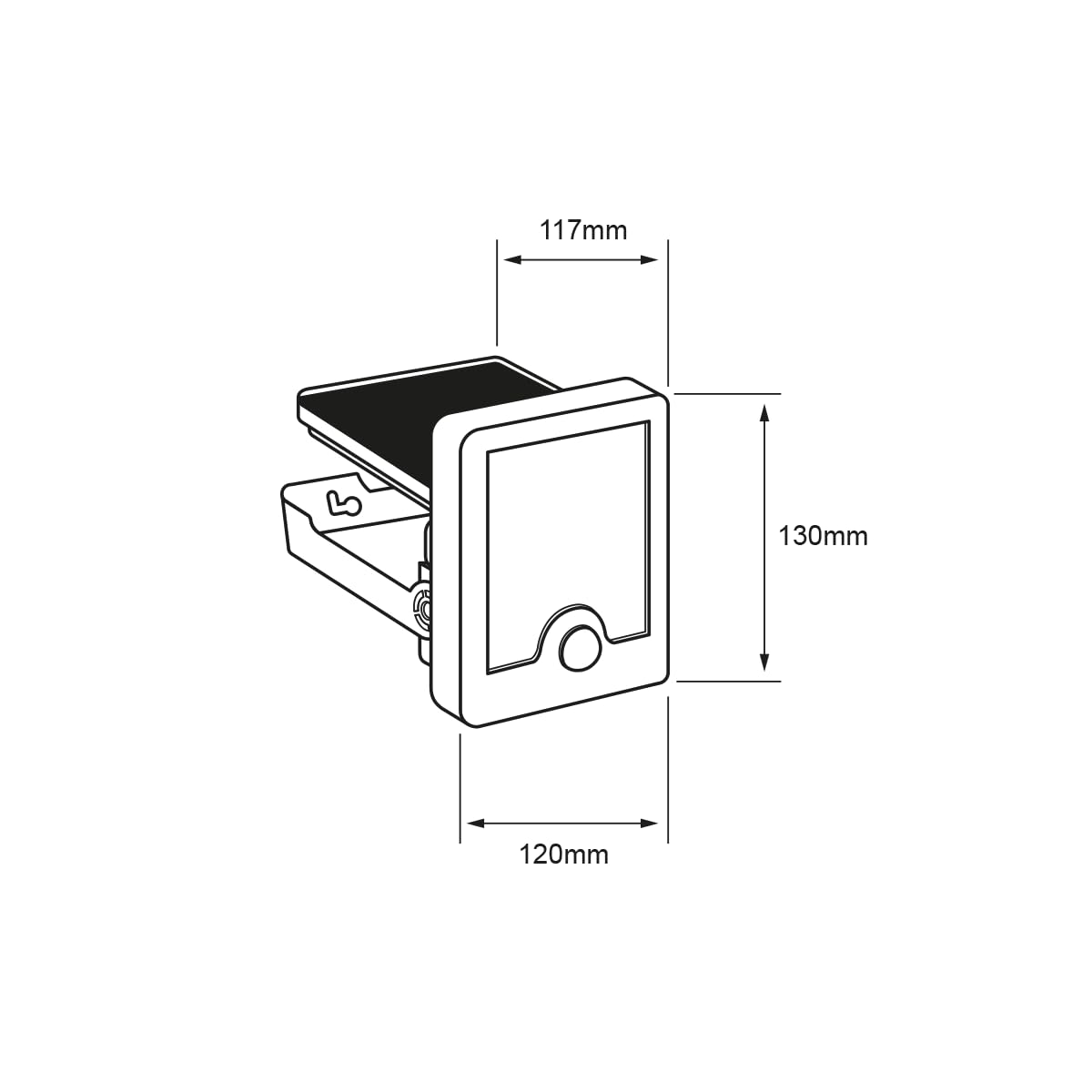 Tecnolite - Lámpara Solar LED 4 W, Luz de Día, Dirigible, Sensor de Movimiento, IP65