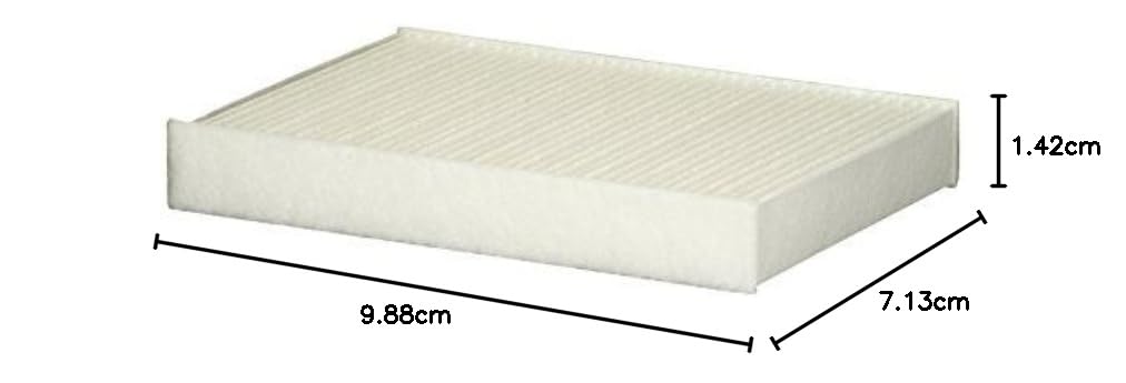 ECOGARD XC10434 Filtro de aire de cabina premium compatible con Nissan Rogue 2014-2020, Rogue Sport 2017-2019