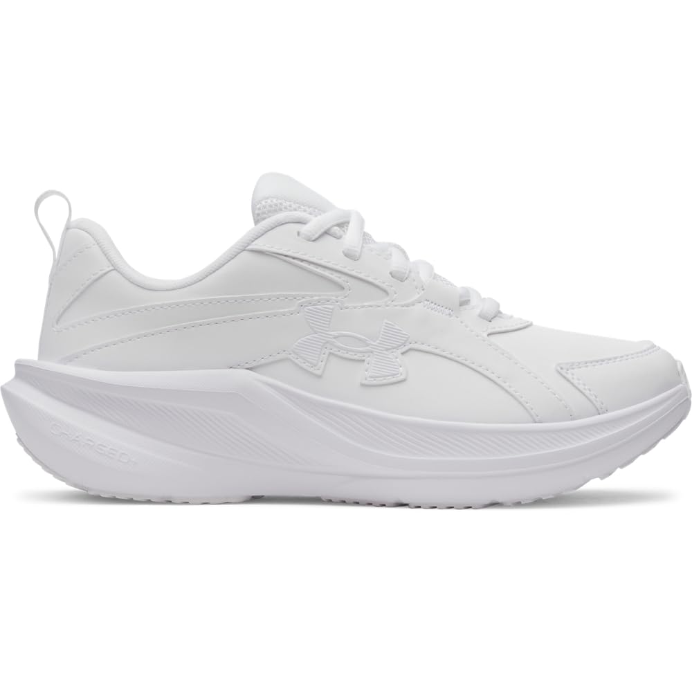 Under Armour Tenis Assert 11 para Correr, Niño - 23.0 cm - Blanco
