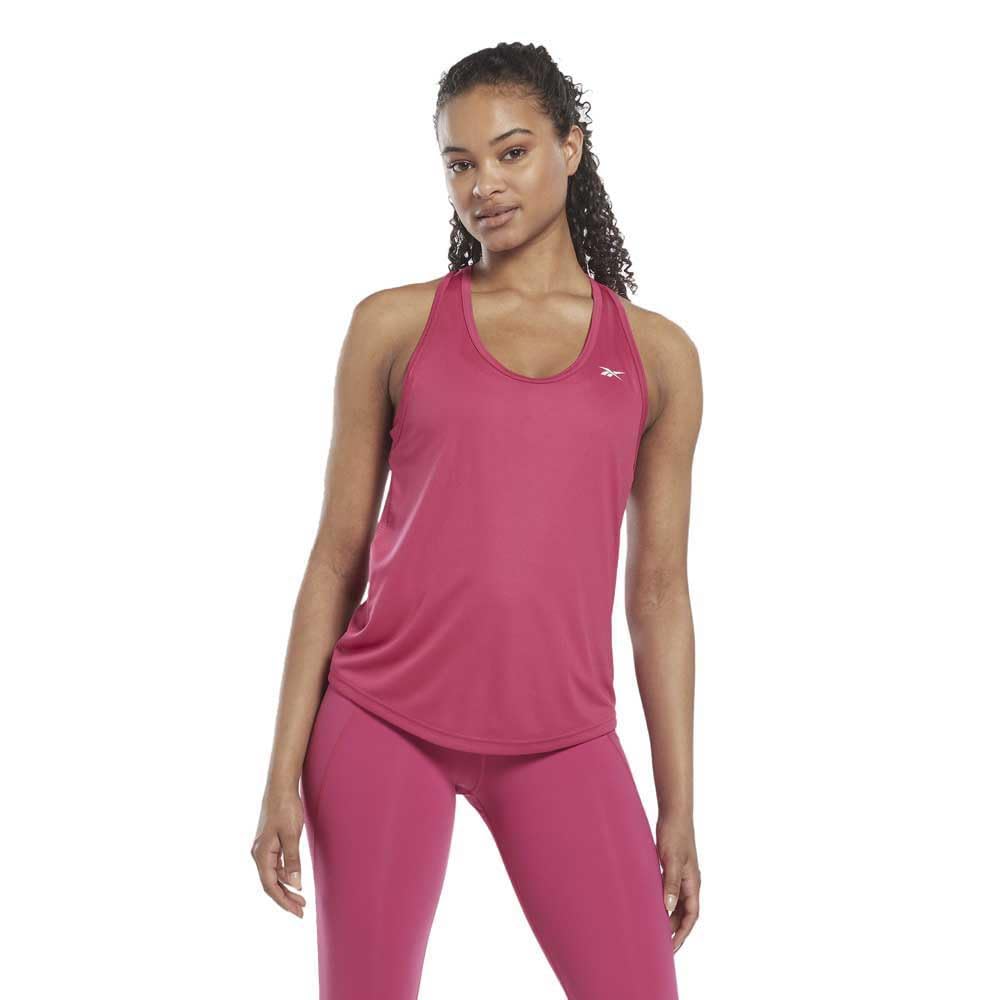 Reebok ID Train tank de malla en la espalda para mujer - CH - Rosado
