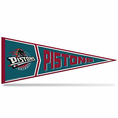 Rico Industries NBA Houston Rockets Retro 12 x 30 pulgadas, fieltro para decoración de pared, ideal para el hogar, la habitación de la cama/la decoración de cueva del hombre
