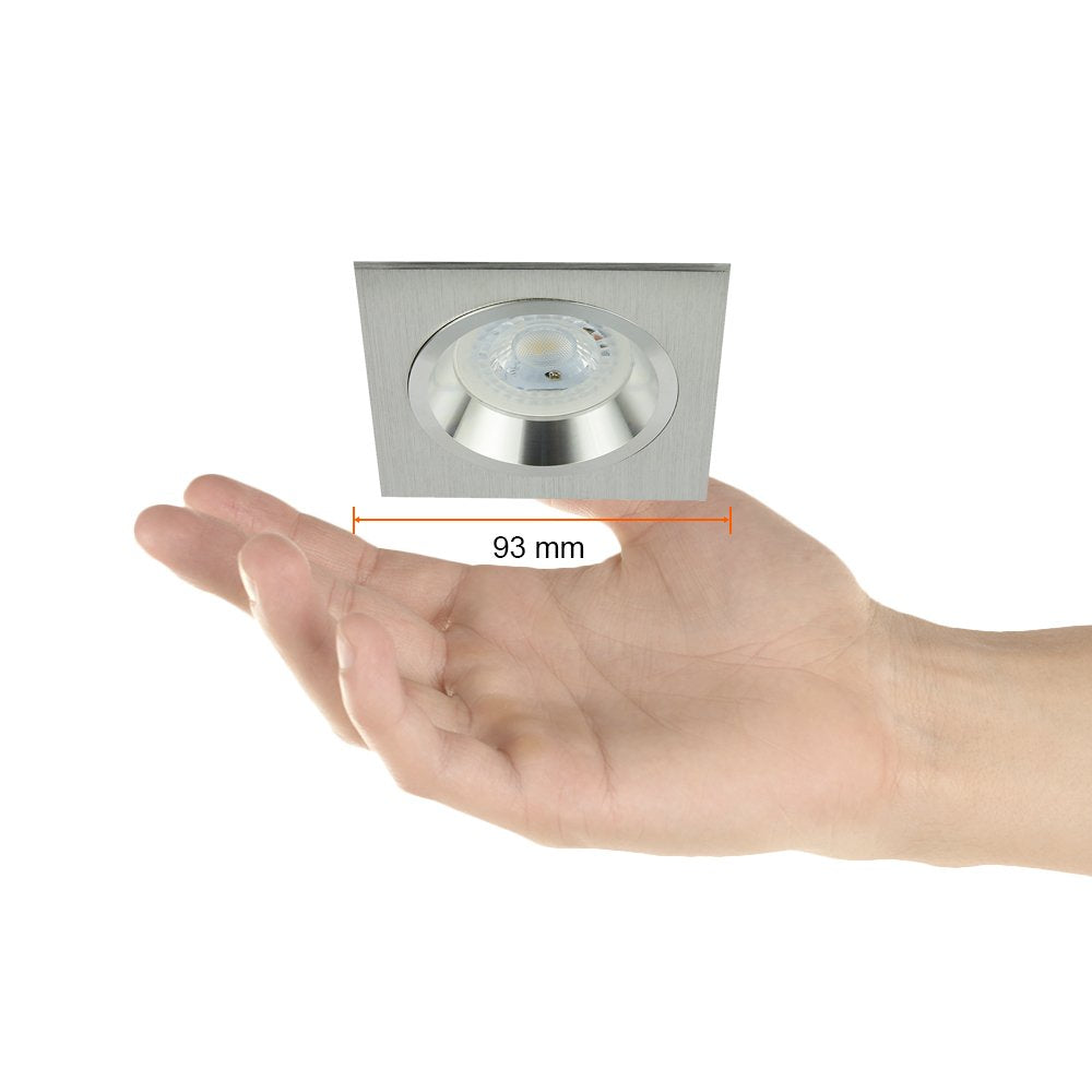 Tecnolite Lámpara para Empotrar, de interior color Satinado, 50 W YD-620/AL