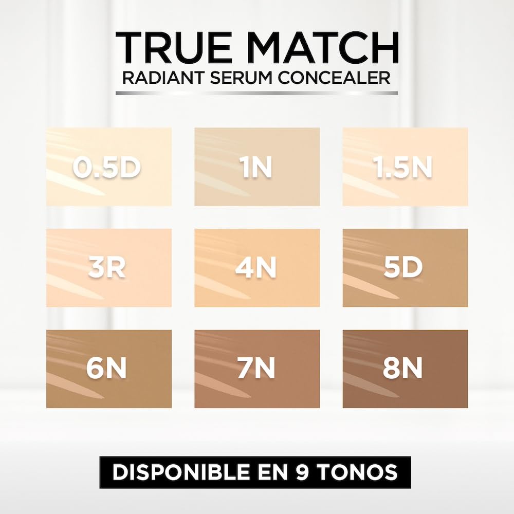 L'Oréal Paris corrector True Match hialurónico, tono 5D