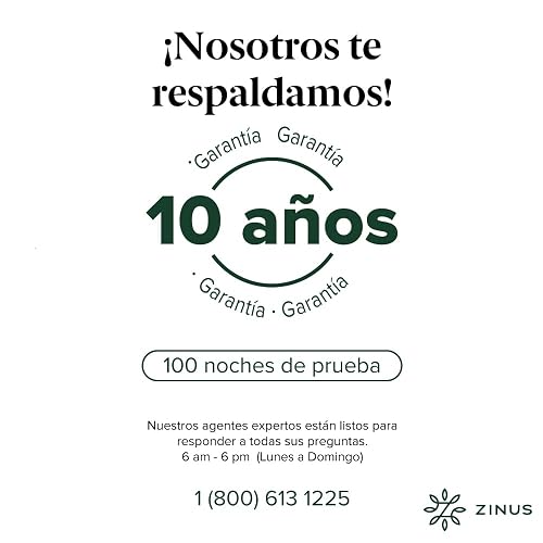 Zinus Colchón de muelles Bonnel Hybrid