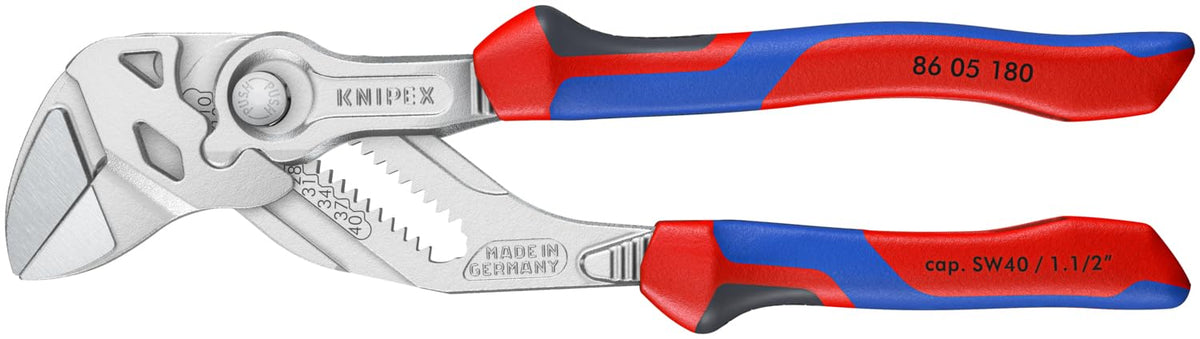 Knipex 8605180 17.8 cm llave de alicates – agarre cómodo - Agarre cómodo de 7.25 pulgadas