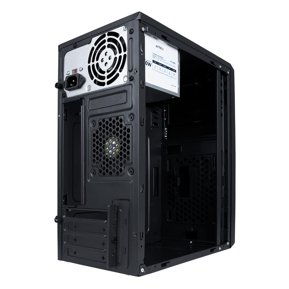 Gabinete Compacto Mini Torre Kioto GC240 / Micro Atx y Mini Itx Fuente de 500w + 1xUSB 3.0 + 2xUSB 2.0 + 1xVentilador Essential Series