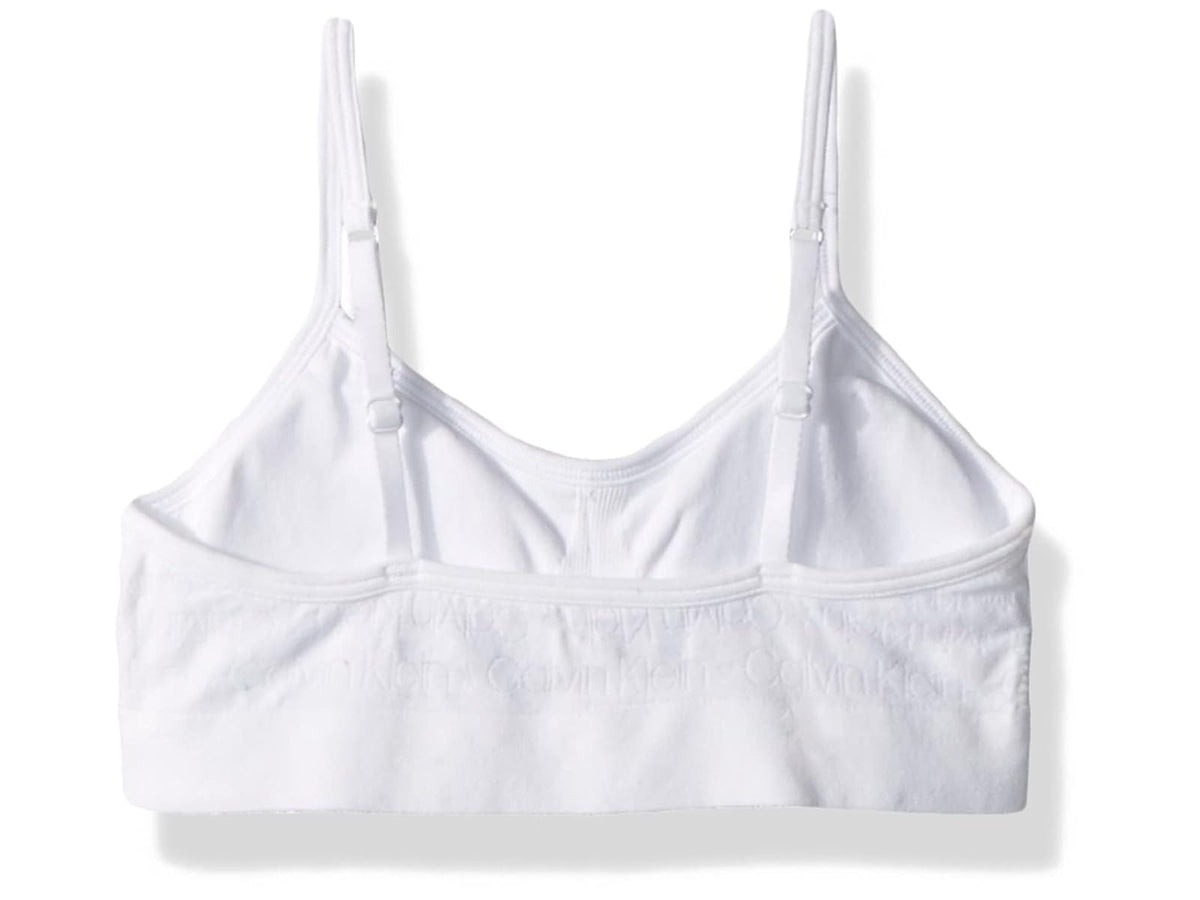 Calvin Klein - Brasier Corto Suave sin Costuras para niña