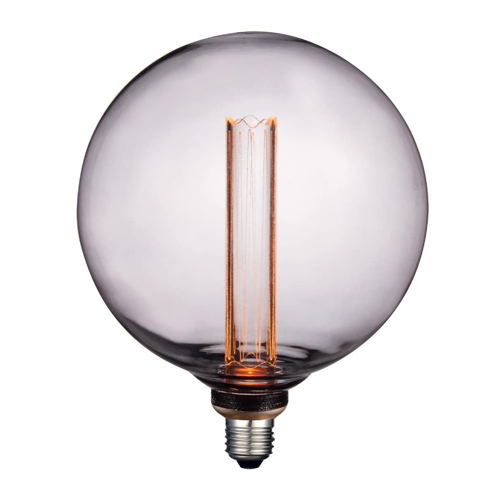 Tecnolite Foco G200 Vintage LED 3.5 W, Luz Cálida, Base E27, Atenuable - Humo