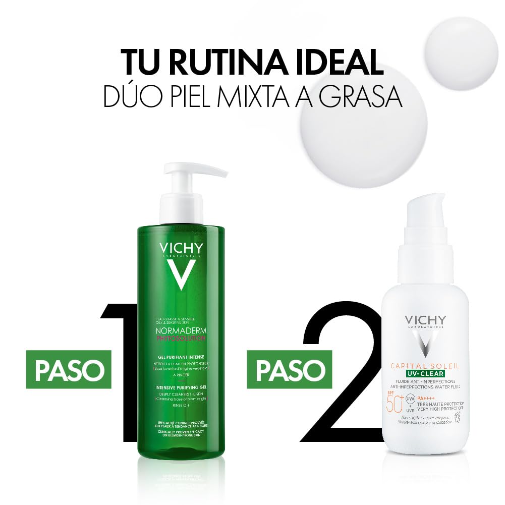 Kit Vichy Normaderm Piel Grasa con Ácido Salicílico Limpieza y Protección Solar
