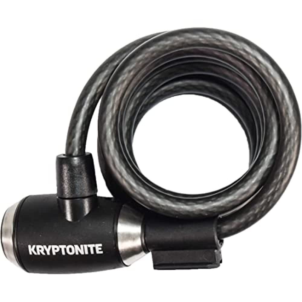 Kryptonite KryptoFlex 1018 - Candado para Cable con Llave, 6 pies x 10 mm - Llave de 6 pies