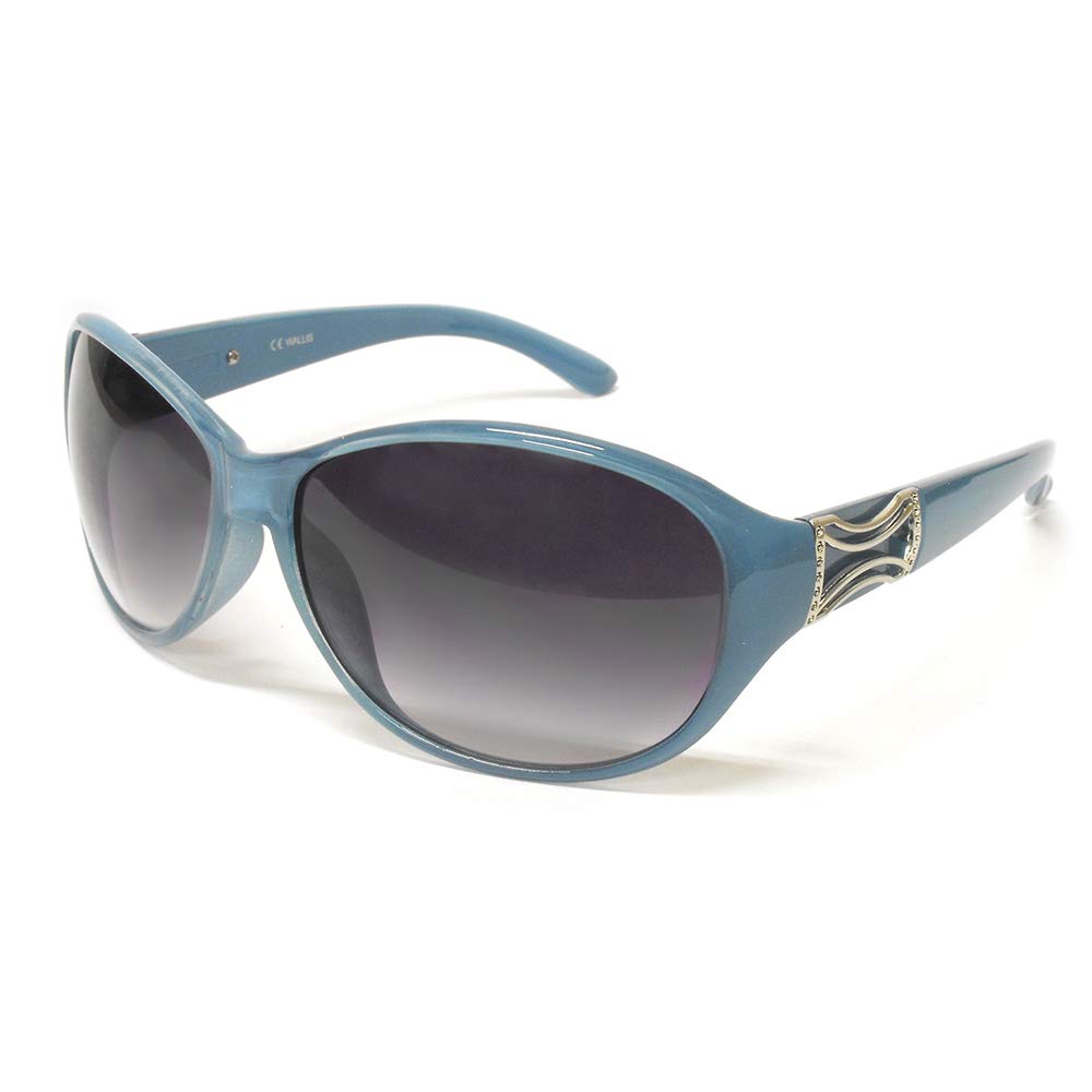 Wallis Lentes Casuales UV400, Color Azul Turquesa, Pequeño