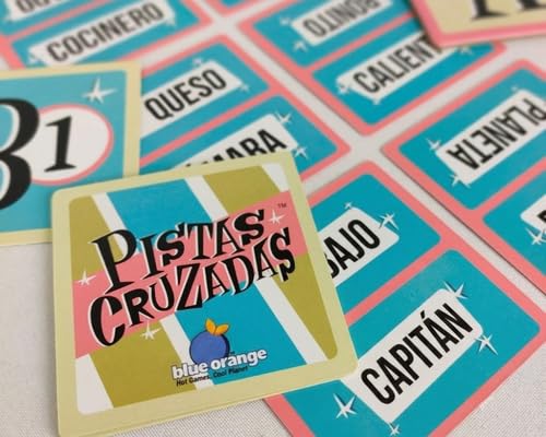 Blue Orange – Juego de Mesa Pistas Cruzadas | Palabras y Asociación de Ideas, 2–6 Jugadores, Edad 7+, Dinámico y Educativo