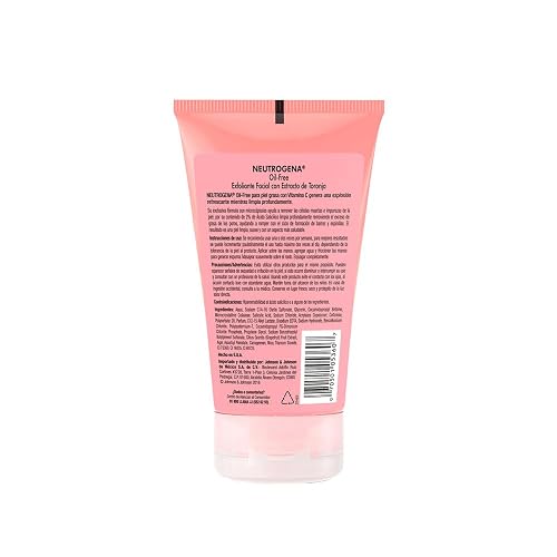 Neutrogena Exfoliante Facial Oil free Toronja Ácido Salicílico 124 ml
