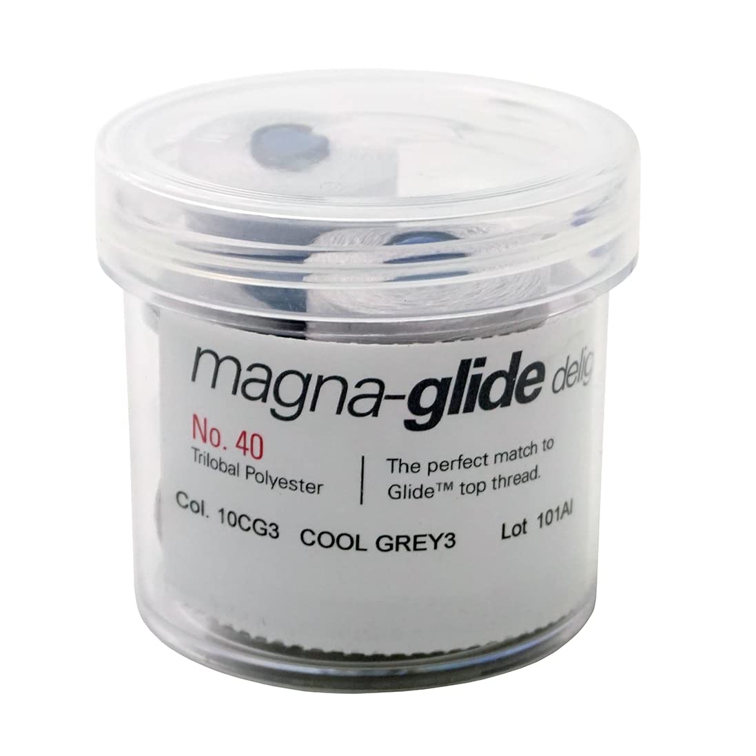 Fil-Tec Magna-Glide Delights - Tarro de Bobina, Color Gris