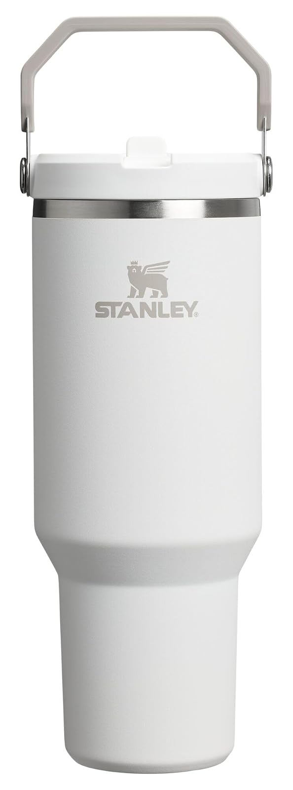 Stanley IceFlow 2.0 Vaso con Popote Abatible, Acero Inoxidable - Frost - 1.2 Litros