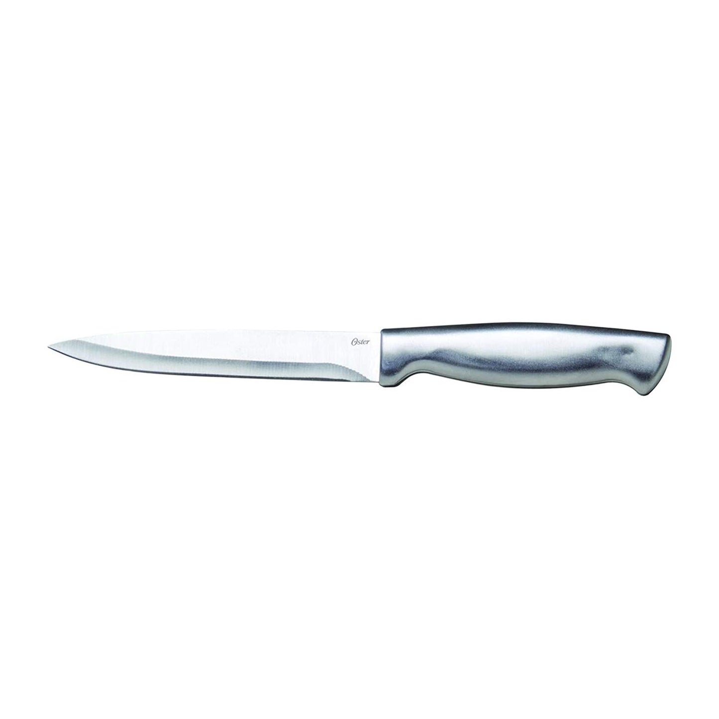 Oster Baldwyn Juego de Bloques para Cubiertos de 14 piezas, Satinado Cepillado, Plateado - 70561.14
