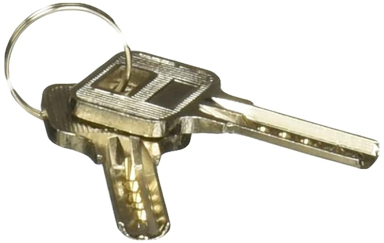 Lock CASO70 Candado con alarma de doble cerrojo 70 mm, llave de puntos