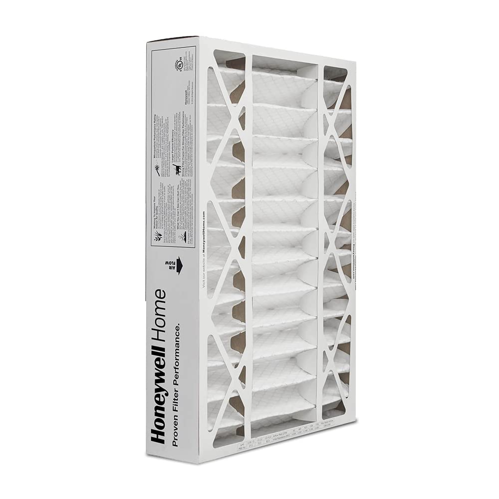 Honeywell Home MERV 8 - Filtro de aire para horno de CA, 16 x 25 x 4 (CF408F1625-1PKAM) (dimensiones reales: 15.6 x 24.8 x 4.3 pulgadas) 1 filtro