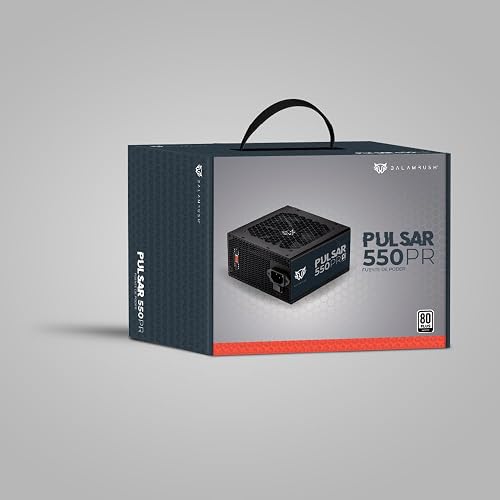 Balam Rush Pulsar Fuente de Poder 550PR ATX, 550W, 80 Plus White, No Modular, Nova Negro