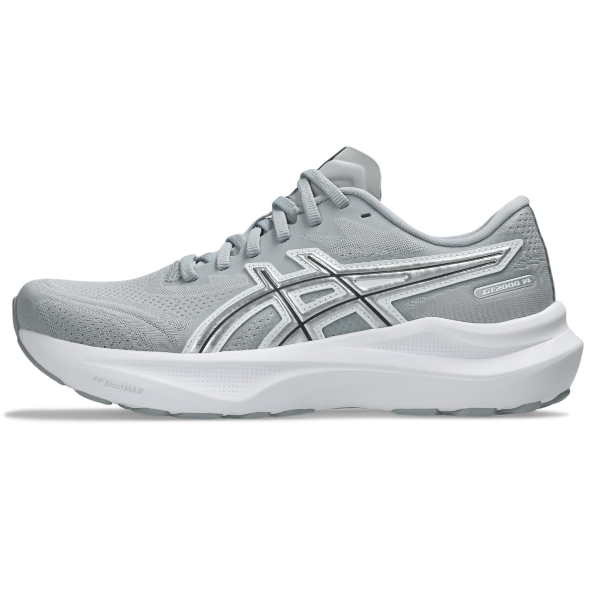 ASICS GT-2000 14 Zapatillas de Running | Zapatillas de correr de carretera - 24.0 cm - PIEDMONT GREY - PURE SILVER