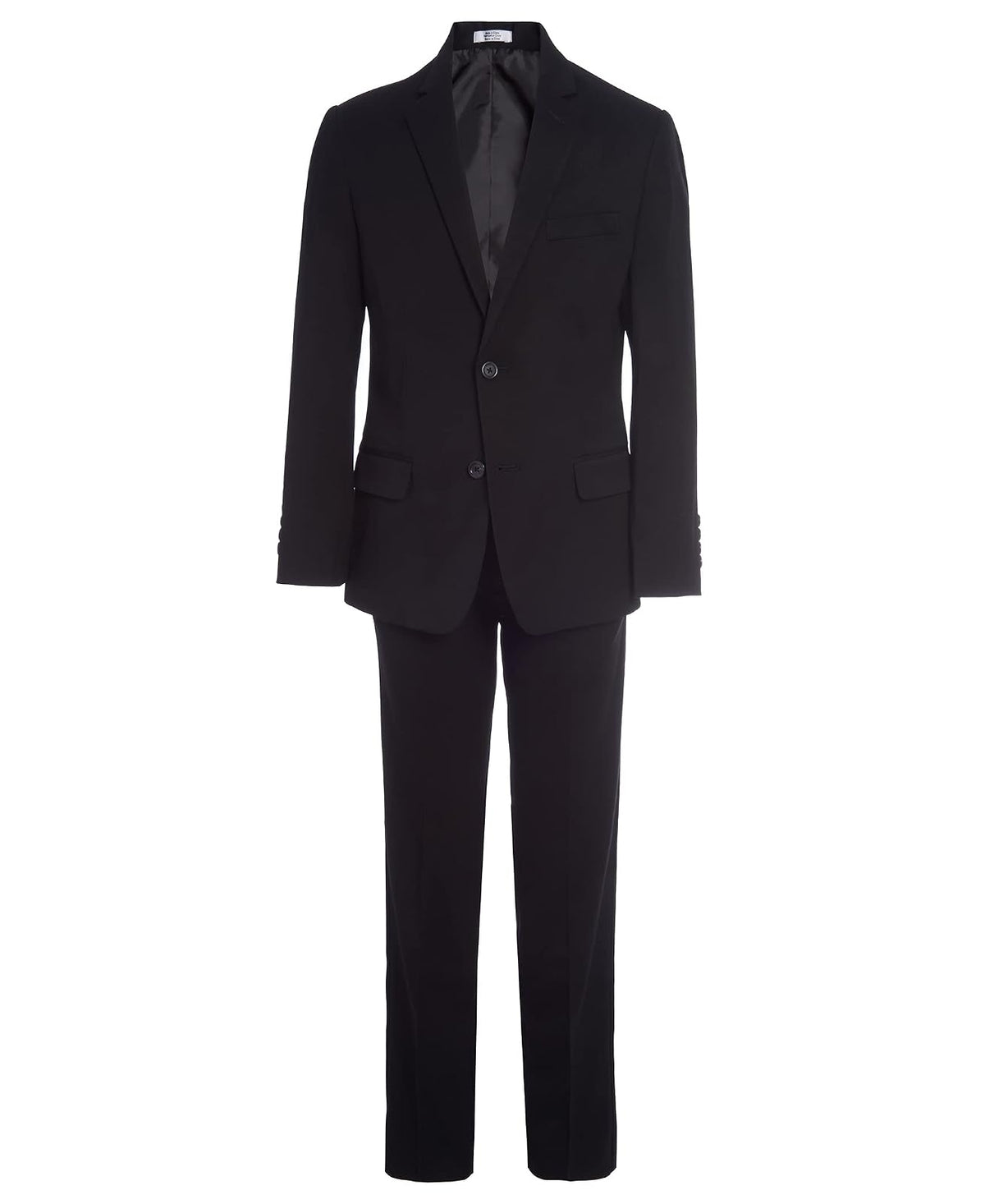 Calvin Klein Juego de Traje Formal de 2 Piezas. Juego de pantalón de Traje de Negocios para Niños - Negro - 18