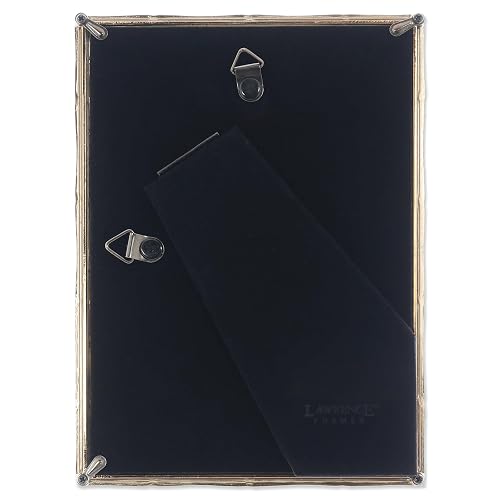 Lawrence Frames Marco de metal con diseño de bambú, 5 x 7 pulgadas, dorado