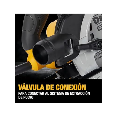 DEWALT Sierra Circular 1500W 190mm, Corte Preciso en Madera y Materiales de Construcción, DWE5615-B3