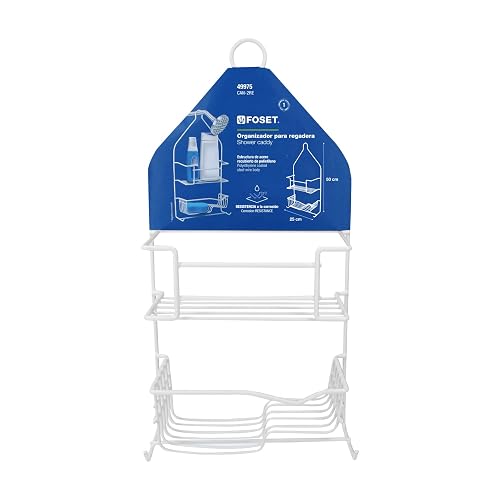 Foset CAN-2RE, Canastilla para regadera, doble, rectangular