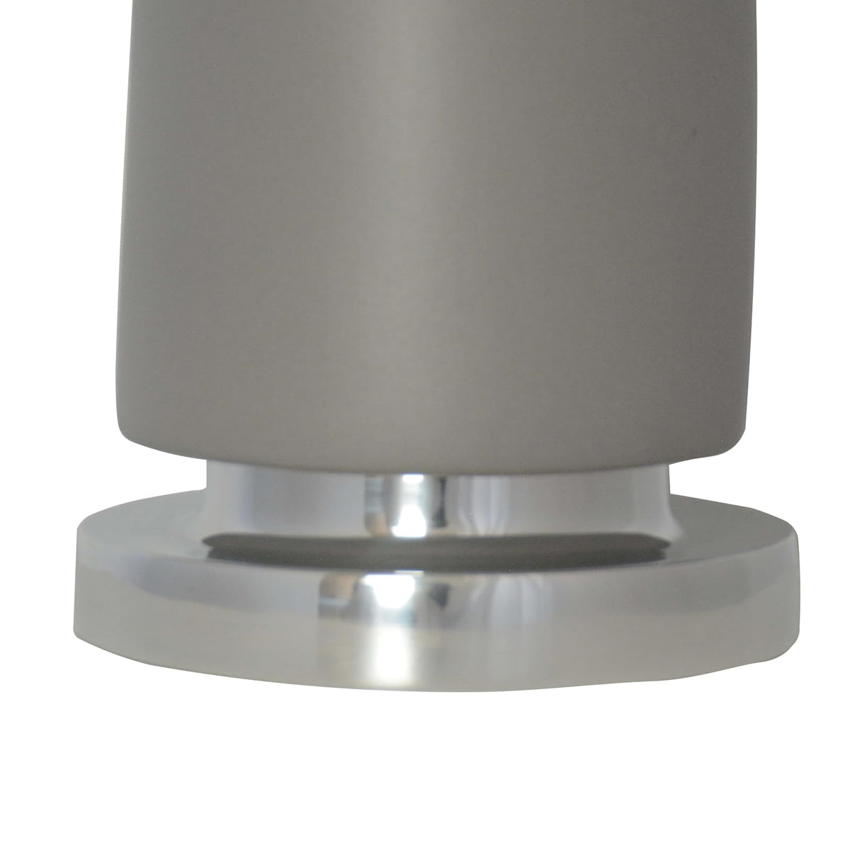 Luzerna CM-0072 Lámpara De Mesa Ashley, Color Gris Calido Mate, 1 Unidad