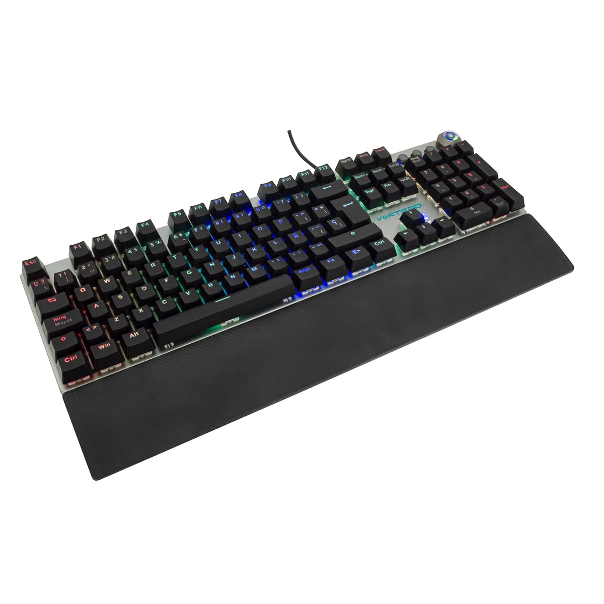 PERFECTCHOICE Teclado Gamer Mecánico Teclas Macro Programables V-930600 Resistance VORTRED