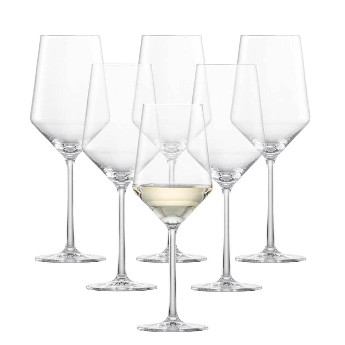 Schott Zwiesel Pure Juego de Copas de Champagne de Cristal Tritan - Claro - 6 Unidad (Paquete de 1) - Vidrio