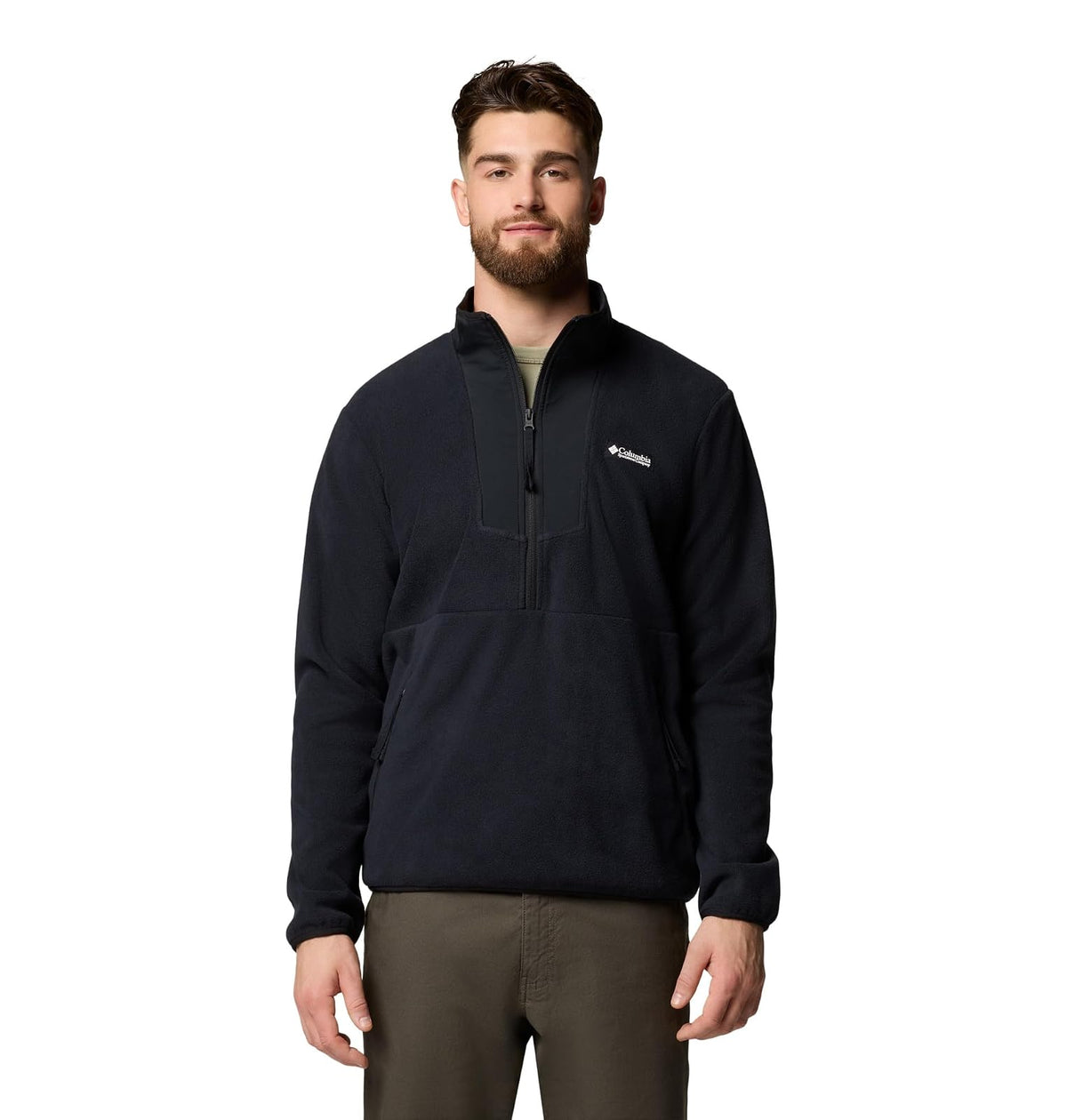 Columbia Sequoia Grove Suéter Forro Polar con Media Cremallera - XS - Negro -
