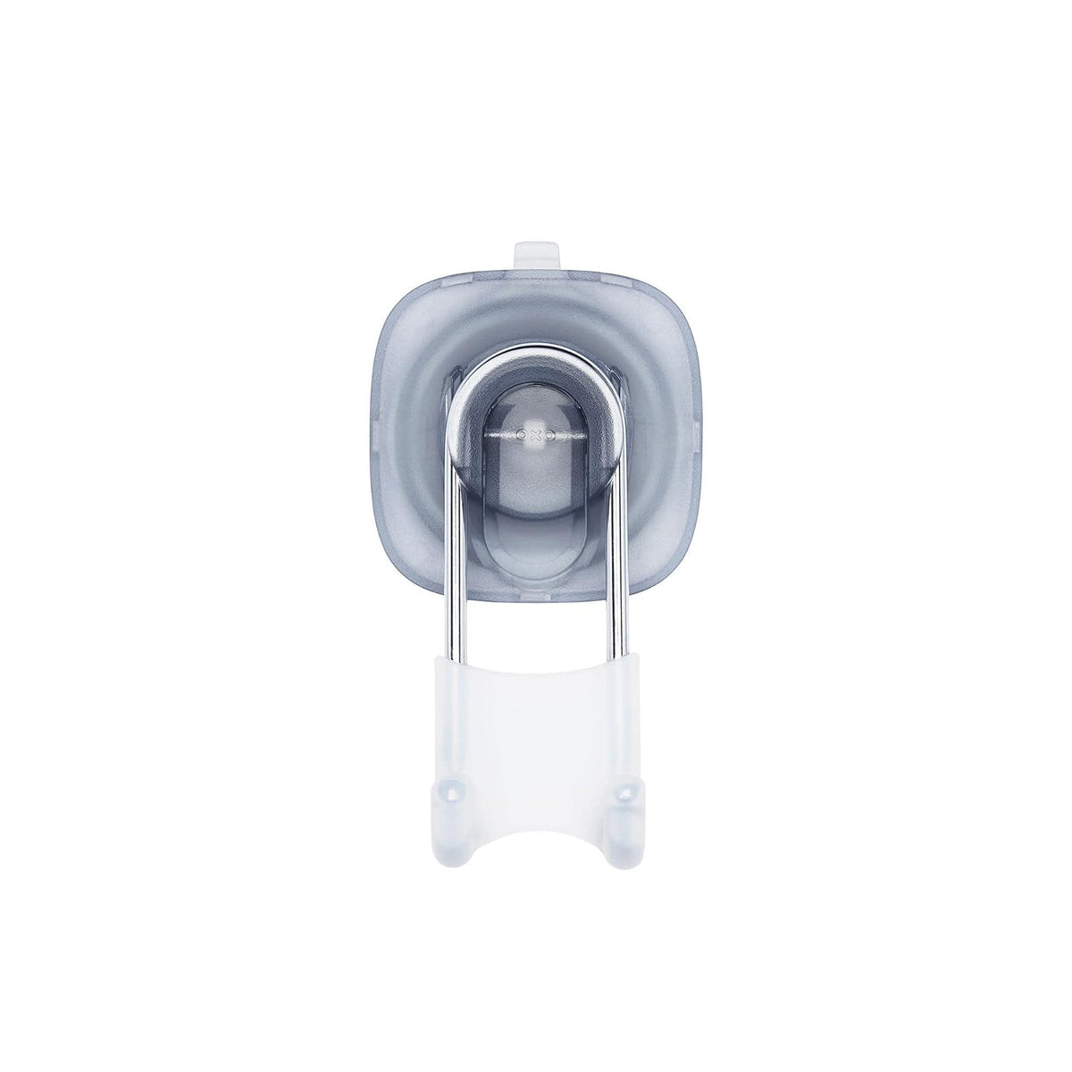 OXO Good Grips Cesta con ventosa de fuerte agarre, canasta grande de succión, Plateado, 1, 1 - Gancho de lufa - Jabonera