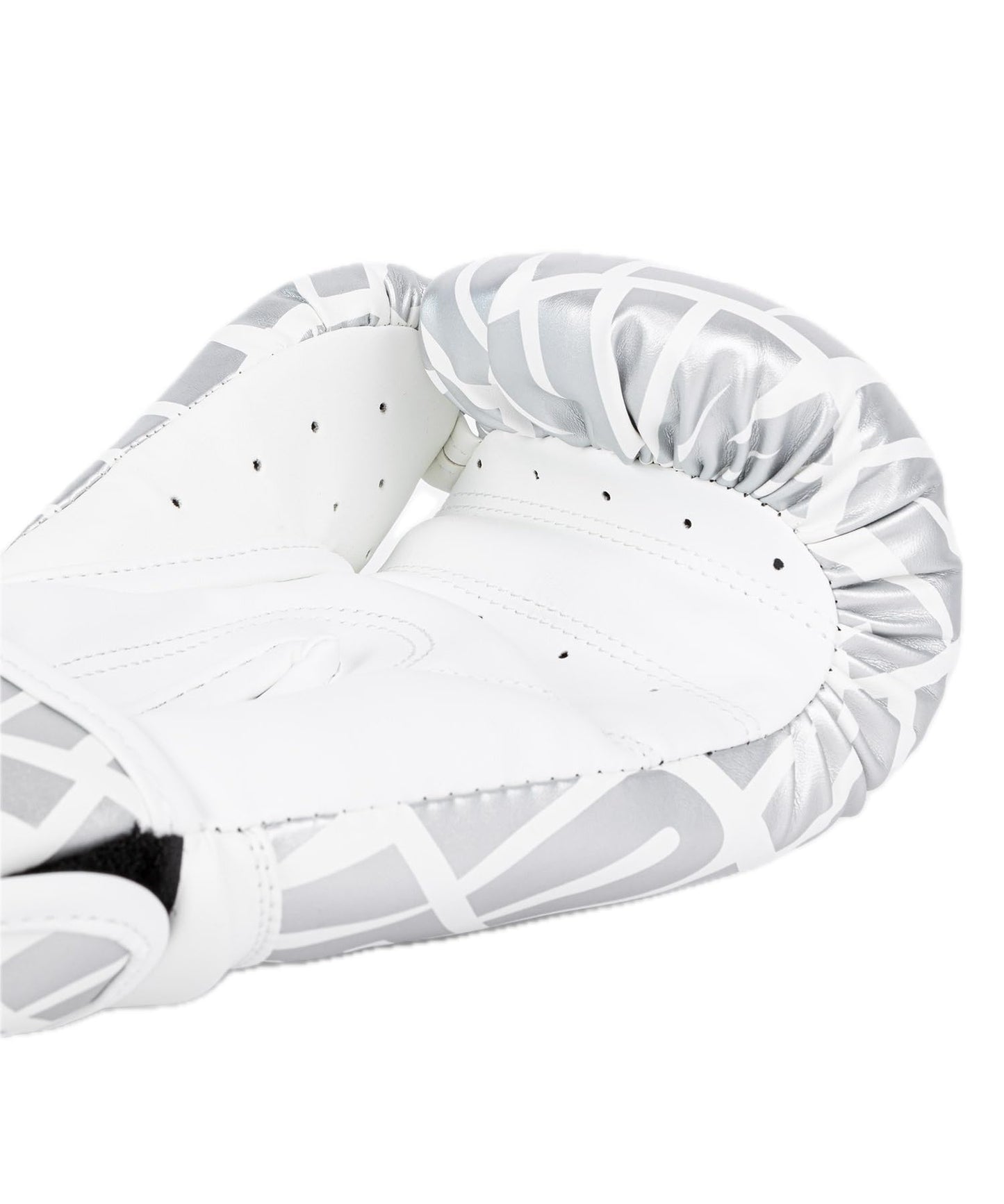 Venum - Guantes de boxeo Contender 1.5 XT, 397 g (14 oz), blanco y plateado