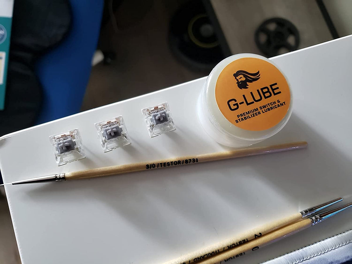 Glorious PC Gaming Race Lubricante para interruptores G-Lube para teclados mecánicos y estabilizadores - Lubricante plástico sobre metal | Compatible con interruptores mecánicos tipo Cherry, Gateron