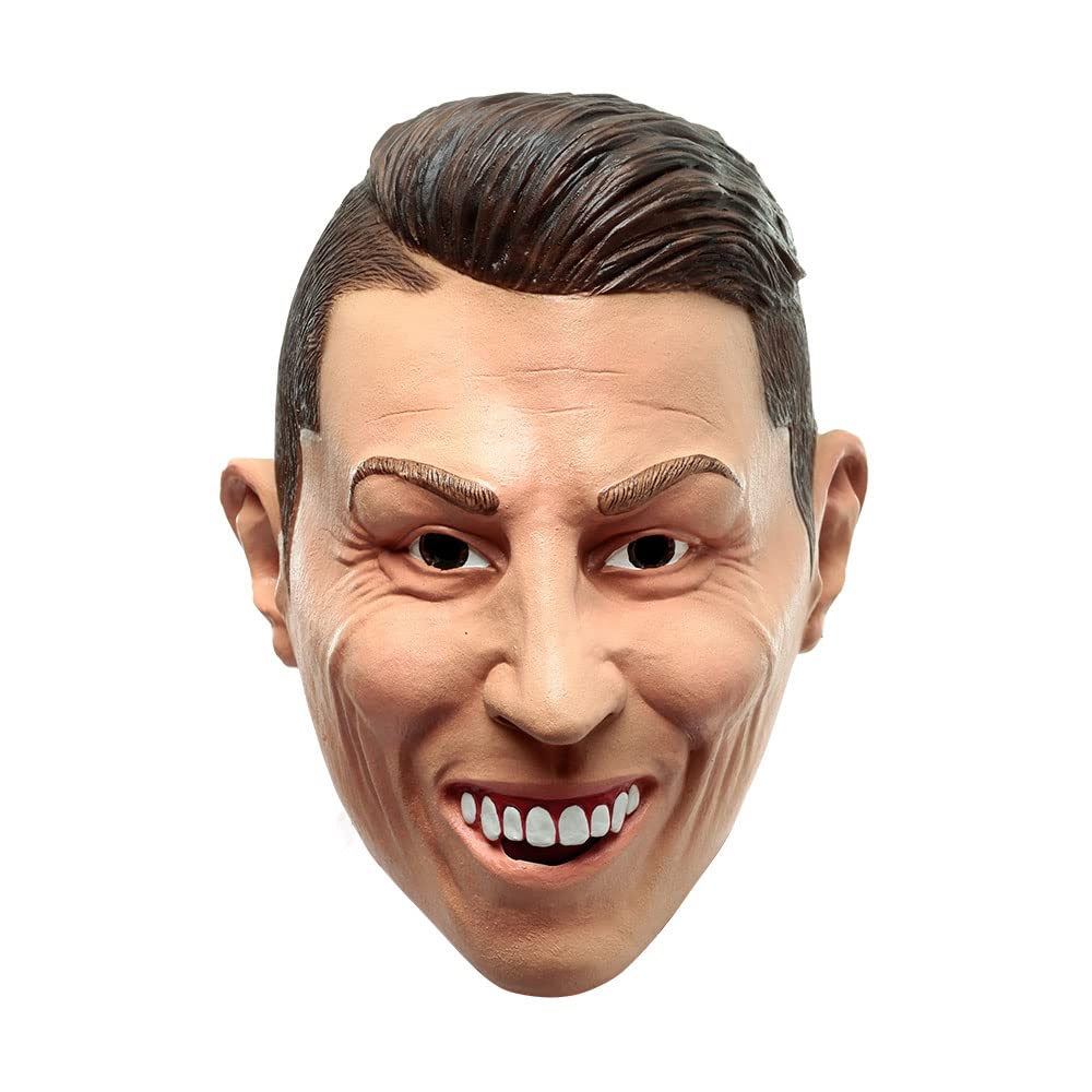 CR7 Cristiano Ronaldo, Máscara de Jugador Ronaldo, Máscara de Jugadores Ideal para Fiestas de Disfraces y Halloween