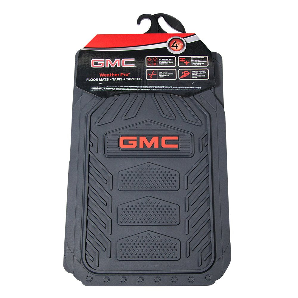 PLASTICOLOR GMC Weatherpro 4 Pc. Juego de Alfombrillas para Piso