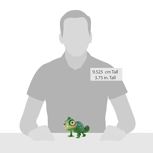 Enesco Disney Traditions Collection by Jim Shore Tangled Pascal The Chameleon Figurine - Figura de Resina de Piedra Pintada a Mano Coleccionable Rapunzel Disney Mini Figurines para decoración del