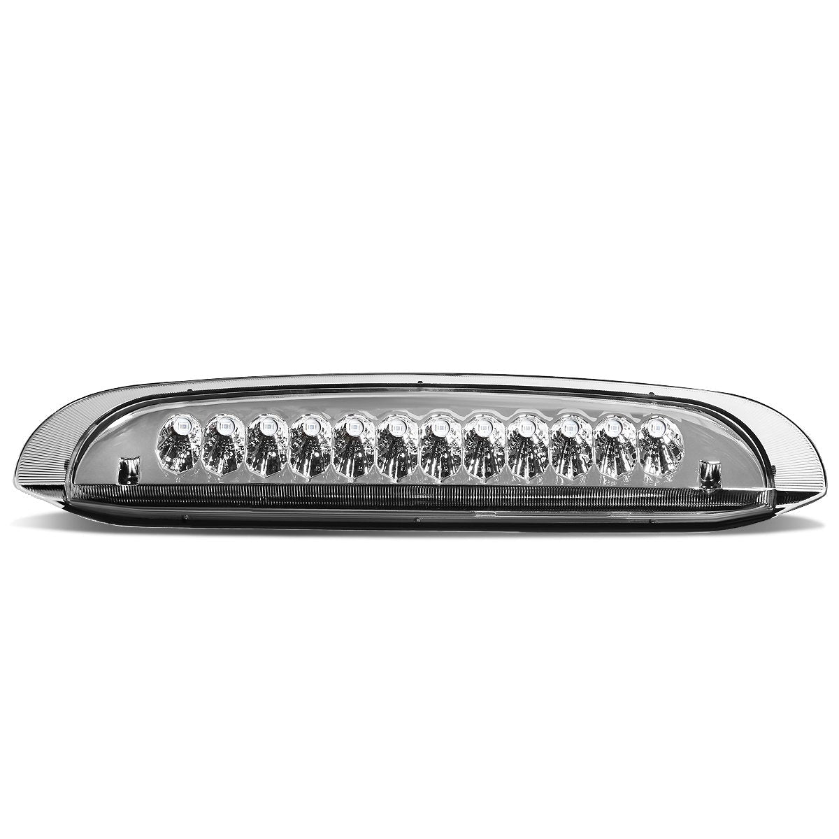 DNA Motoring Luz de Freno LED de Tercera Cola para Ford Explorer 1998-2001, Cromado 3BL-FE98-LED-CH - Cromado