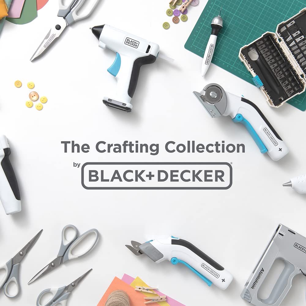 BLACK+DECKER BCRC115FF Cortador giratorio, blanco