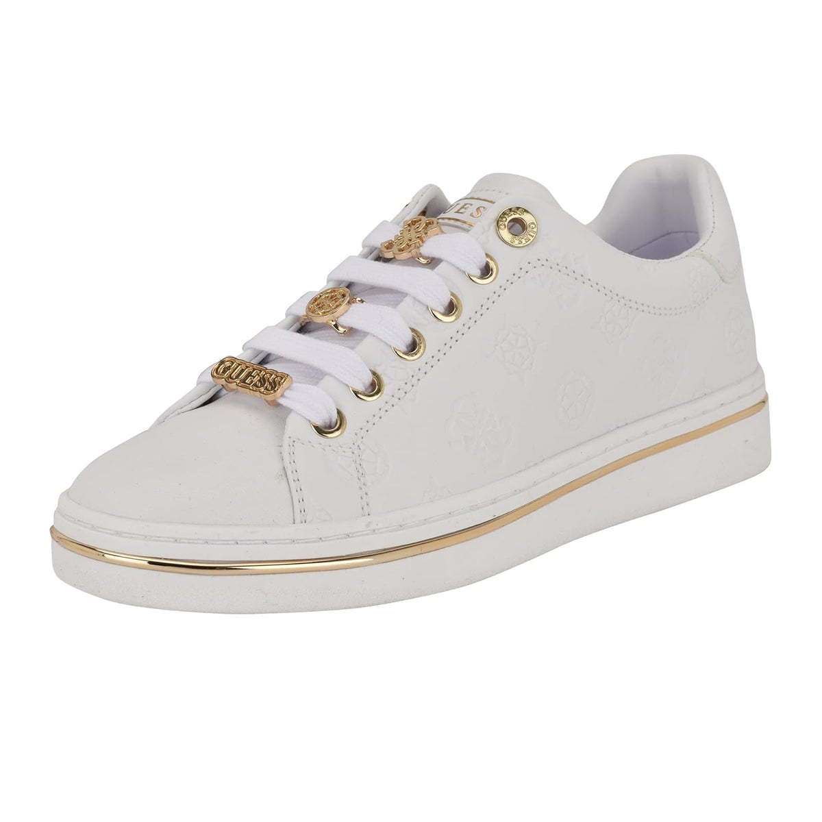 GUESS Stasey Tenis para Mujer - 23.0 cm - Blanco