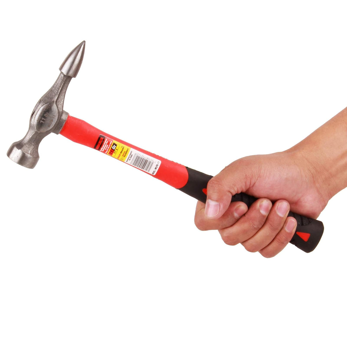Mikel's MLFB-11 Martillo para Laminero Desabollador Fino de Bola, Mango de Fibra de Vidrio, 11 Oz