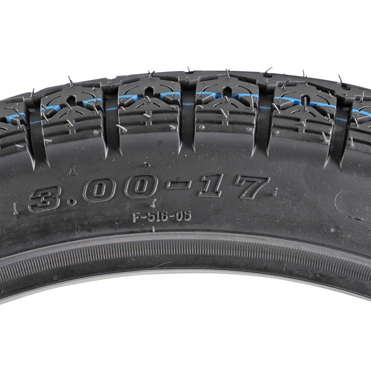 Italika F1401AB13 Llanta City Road 3.00-17 (TT), Negro