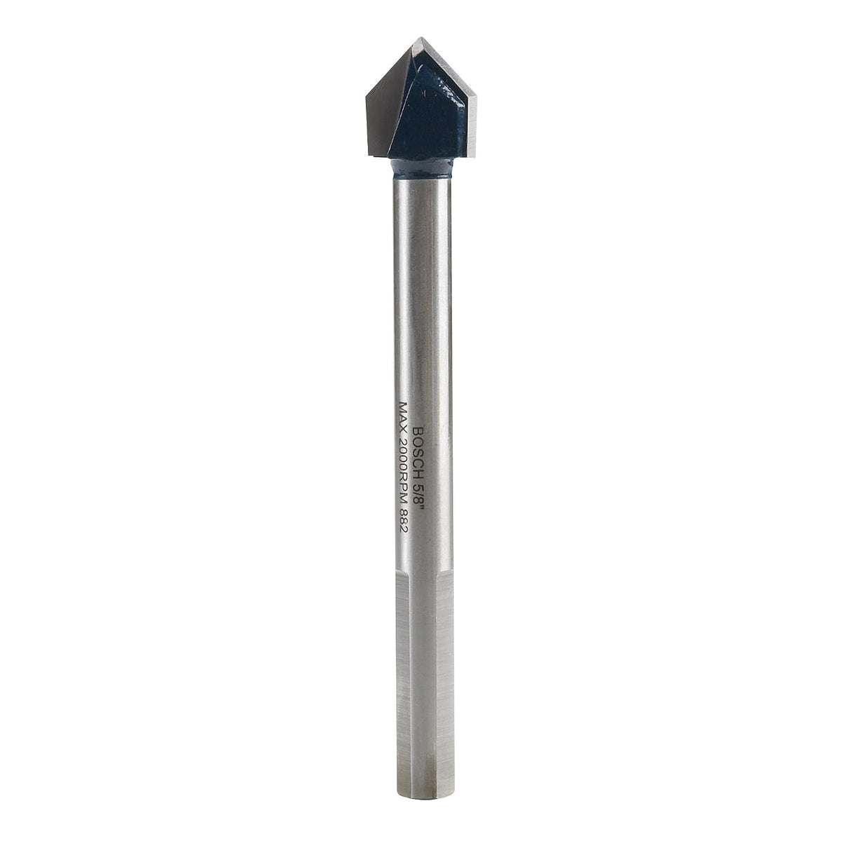 Bosch GT700 Vidrio con Punta de Carburo | 5/8 pulgadas (1.59 cm), punta de carburo calidad, tres planos vástago, brocas vidrio y azulejo - 5 - 8-Inch