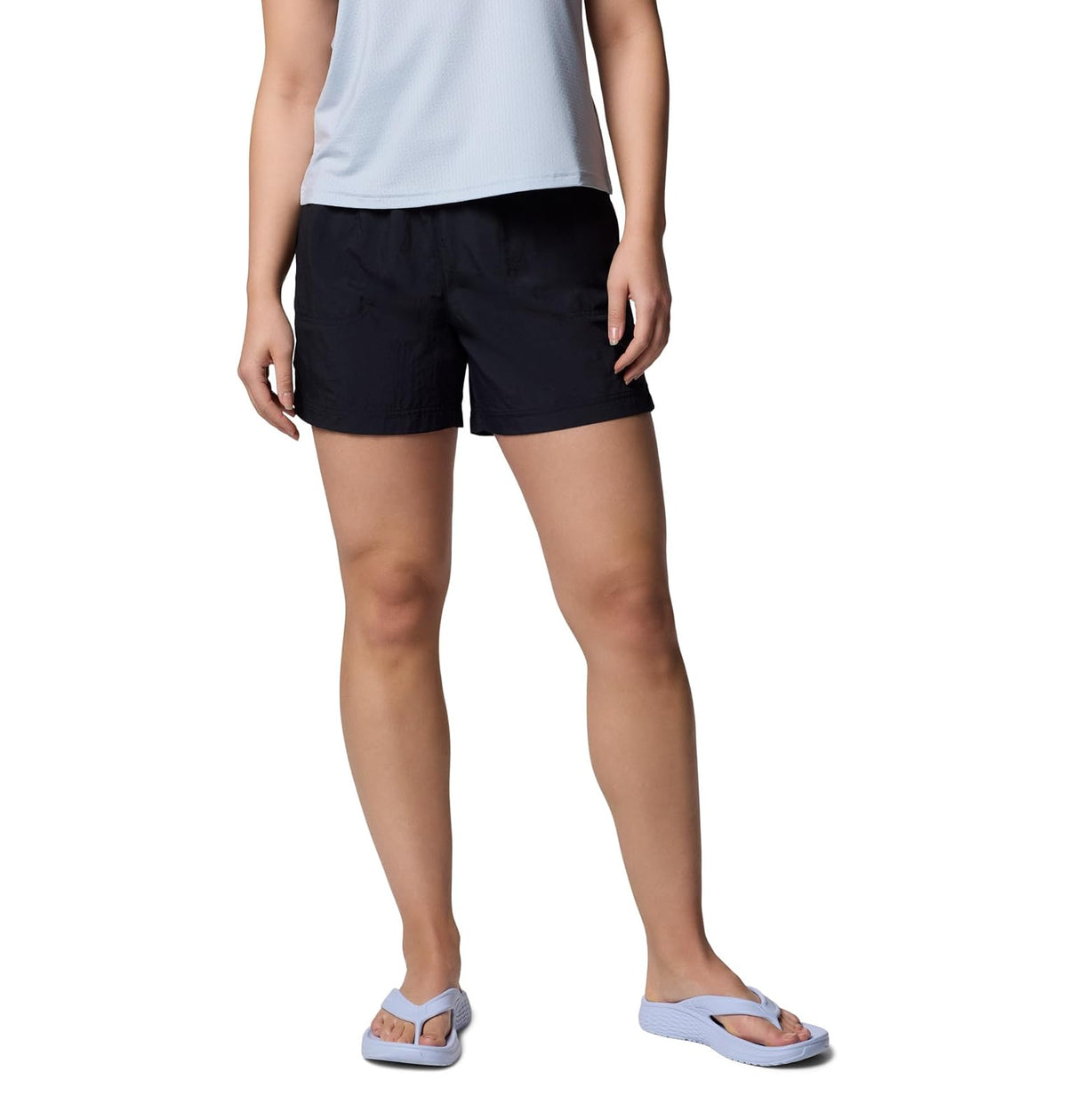 Columbia Sandy River Short II Pantalones Cortos para Senderismo Mujer - 2XL - 5" entrepierna - Negro -