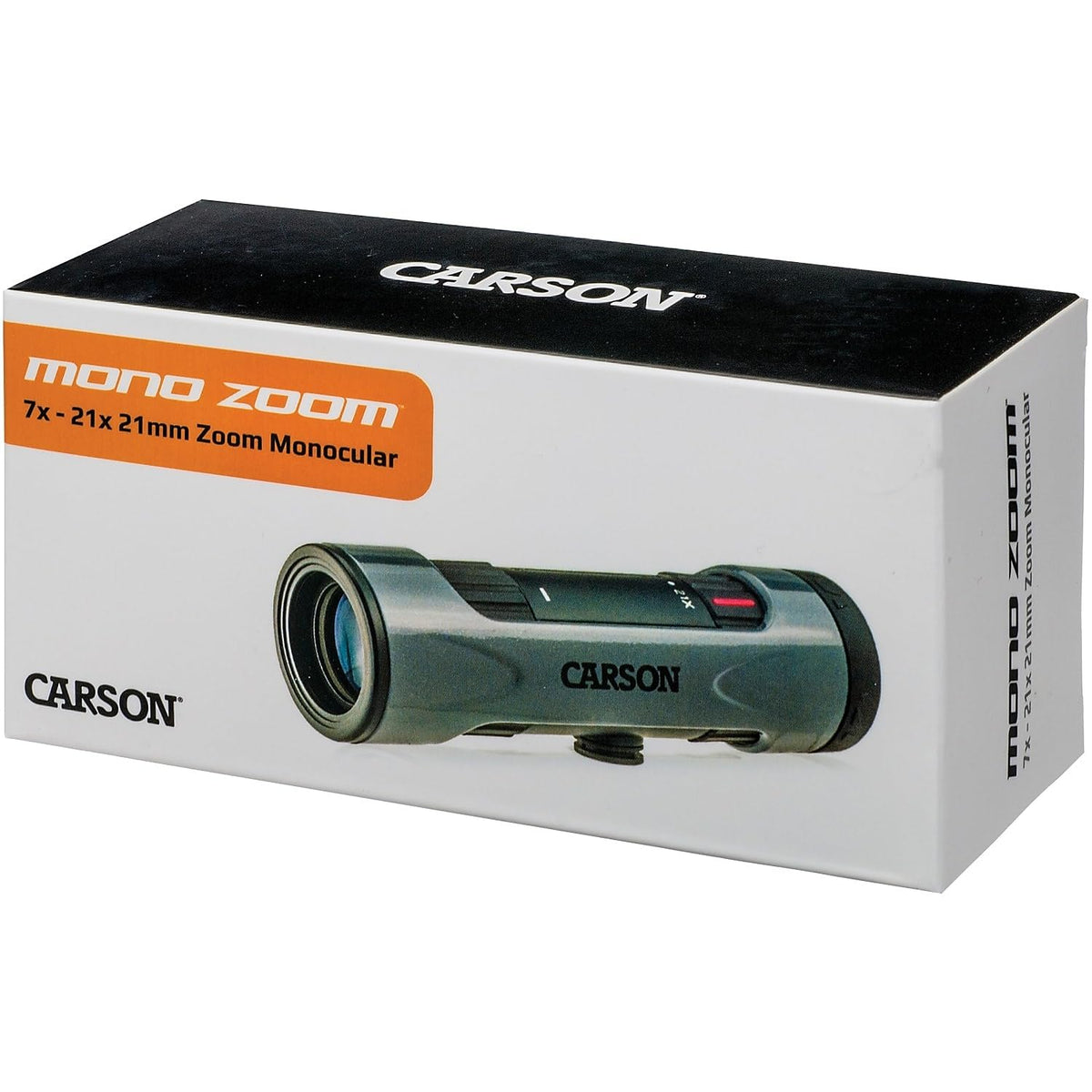Carson MonoZoom Monocular, Unisex Adulto,- Gris