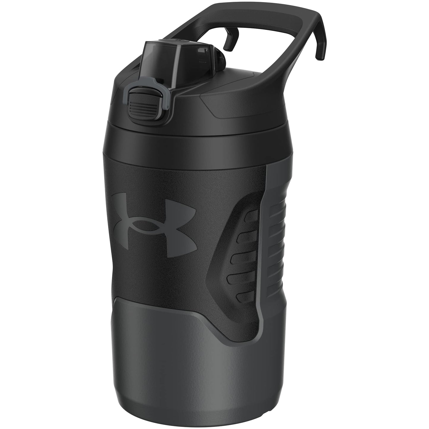 Under Armour - Botellas de agua aisladas de 32 onzas, jarra de agua deportiva con asa, gancho de cerca, resistente a fugas para béisbol, fútbol y más, botellas de agua de 32 onzas, botella de agua