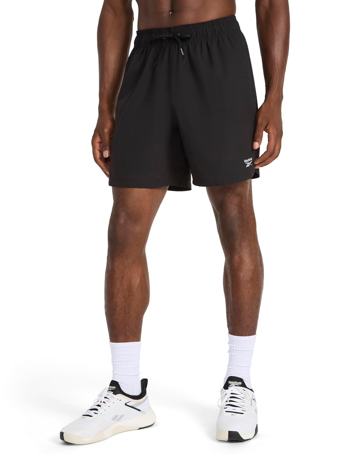 Reebok Launch Woven 7” Short Pantalones Cortos Hombre - G - Negro -