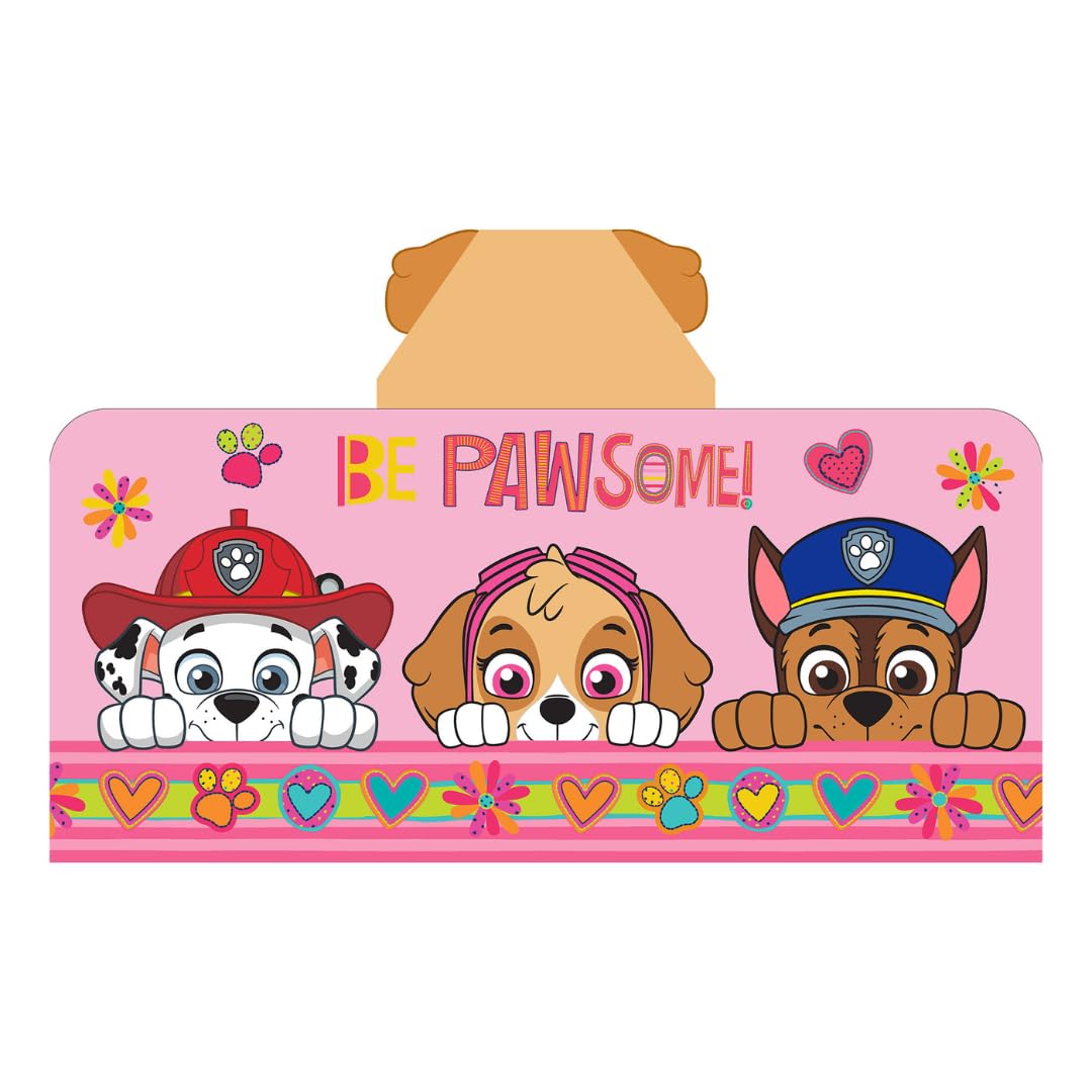 Franco Kids Bath and Beach Soft Cotton Terry Hooded Towel Wrap, 24” x 50”, Batman - Rosado (Paw Patrol Pink) - 24" x 50" - Toallero con Capucha